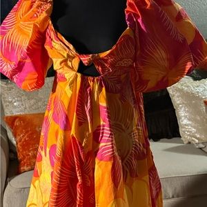 Farm Rio  Dream doll with open back  and peep  hole at the front brand